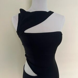 Herve Leger sexy black bandage dress size extra small
